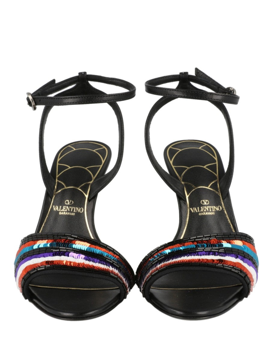 Valentino Ladycrush Sequin Sandals
