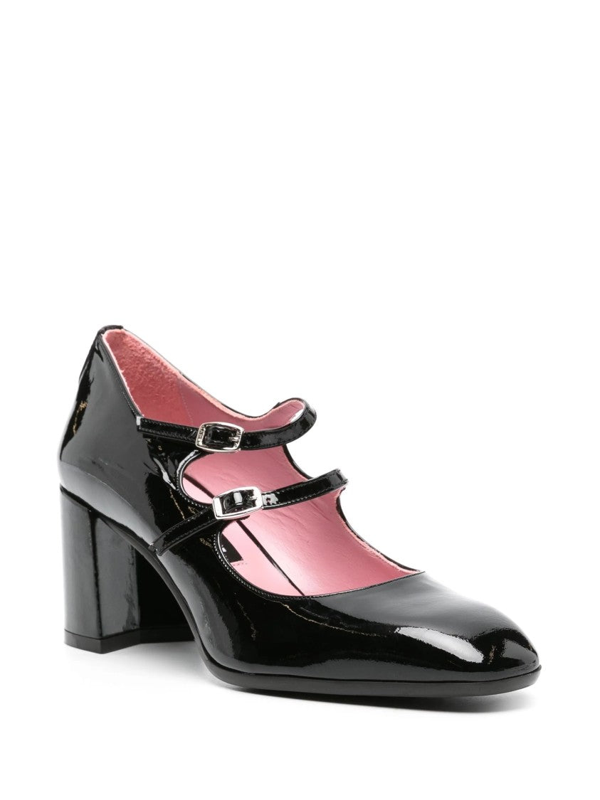 Carel Paris Alice Glossy Black Patent Leather Pumps