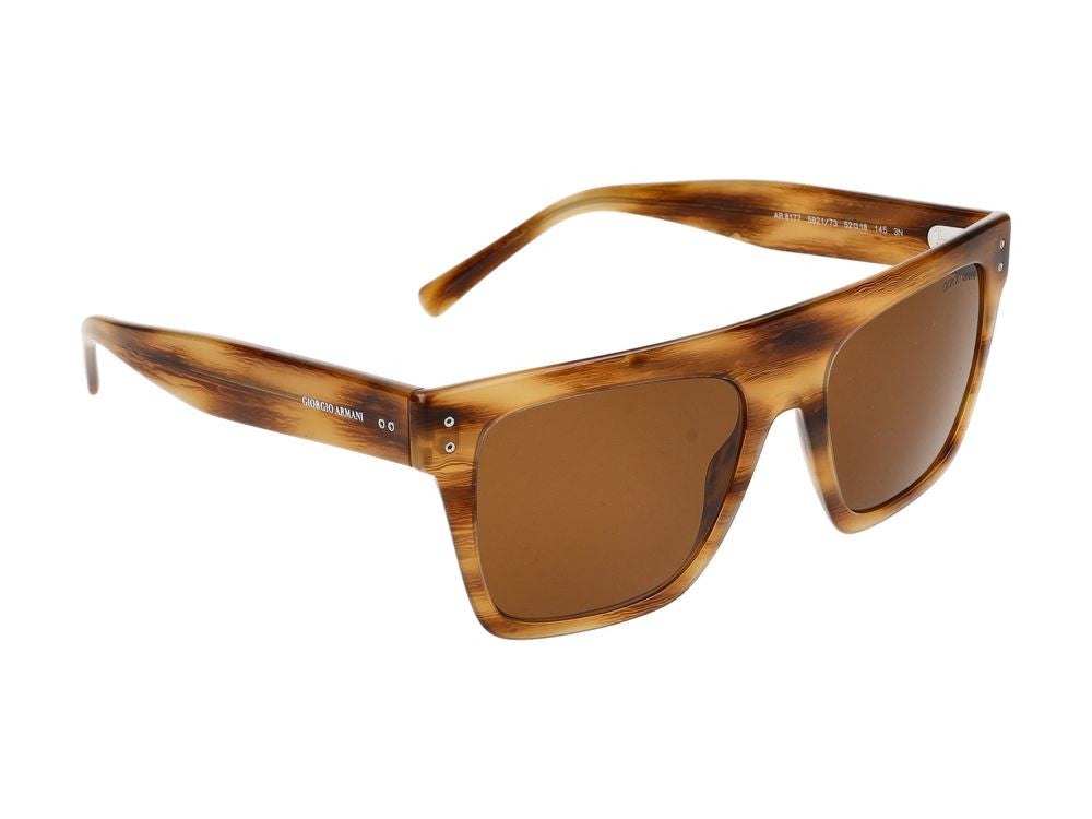 Giorgio Armani Sunglasses 0Ar8177 592173 Honey Striped 52/18/145