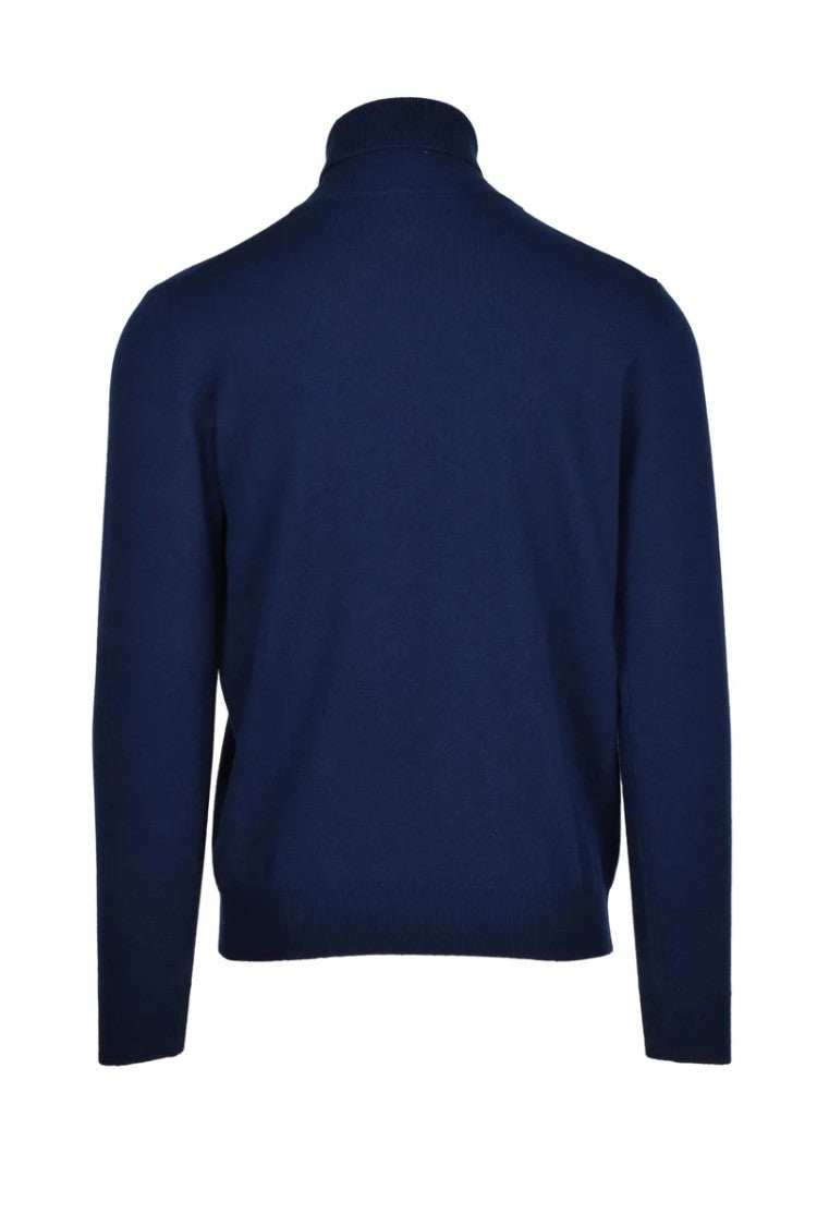 Baturo Turtleneck Sweater - Blue