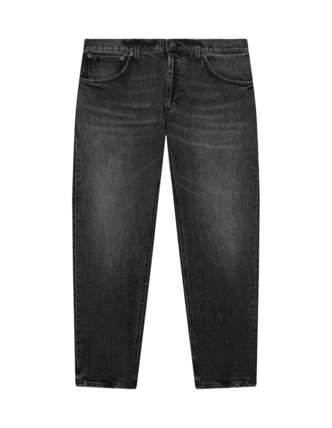 Dondup Vintage Black Wash Carrot Fit Jeans