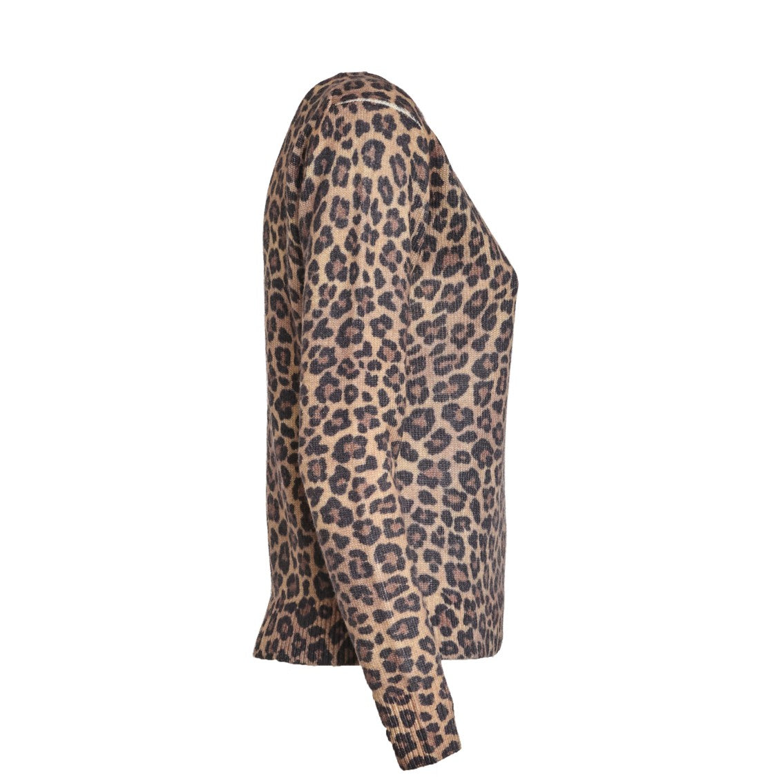 Mc2 Saint Barth Long-Sleeved Top With Bold Animal Print Design