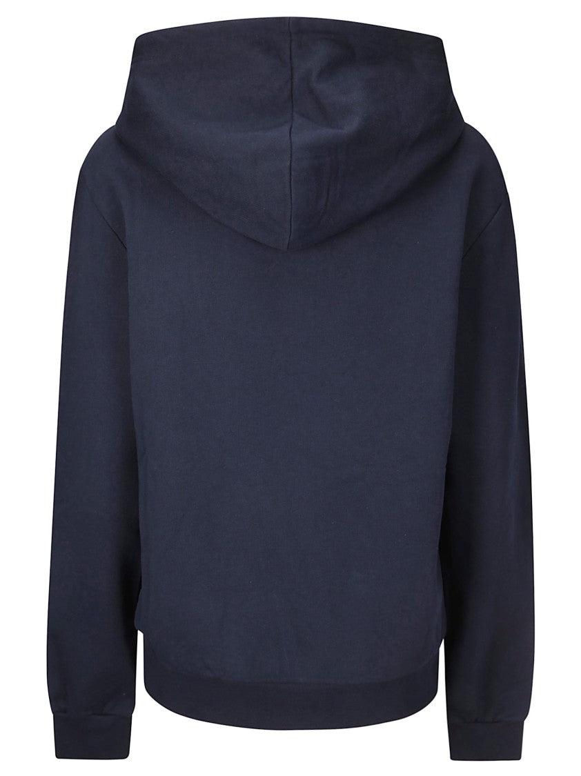 A.P.C. Cotton Sweatshirt With Hood And Front Logo
