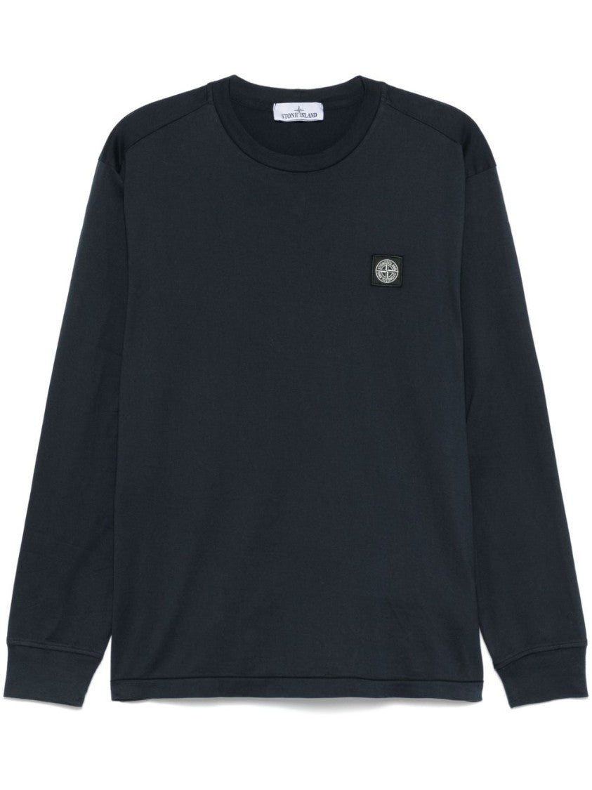 Stone Island Long-Sleeved Cotton Jersey T-Shirt
