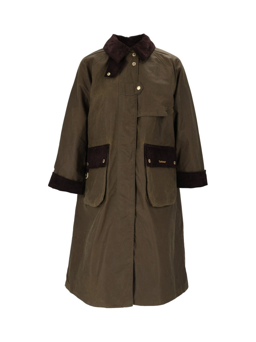Barbour Kirklees Mid-Length Waxed Cotton Jacket