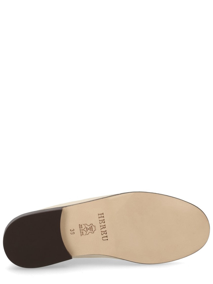 Hereu Juliol Smooth Rounded Toe Loafers
