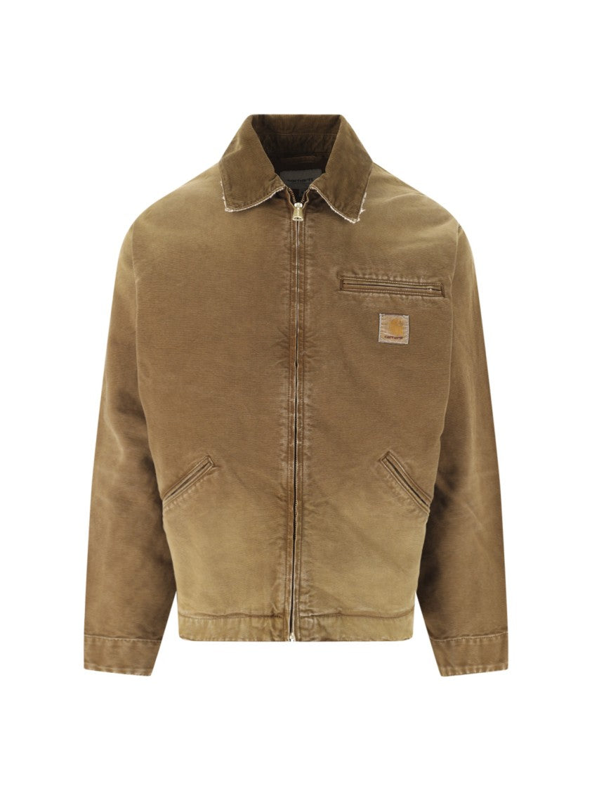 Carhartt Wip Brown Og Detroit Organic Cotton Jacket