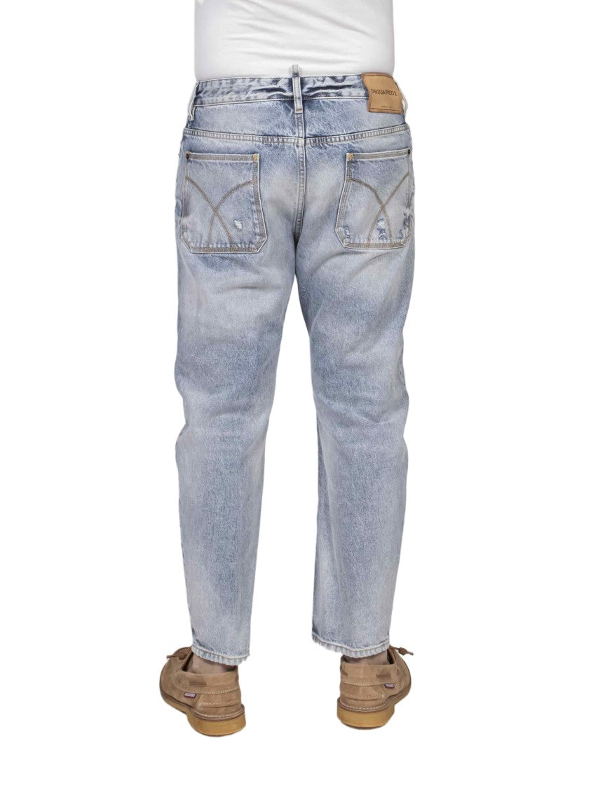 Dsquared2 Bro Light-Washed Denim Jeans