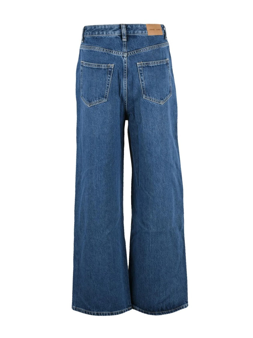 Samsoe Samsoe Wide-Leg High-Waisted Jeans With Classic Five-Pocket Design