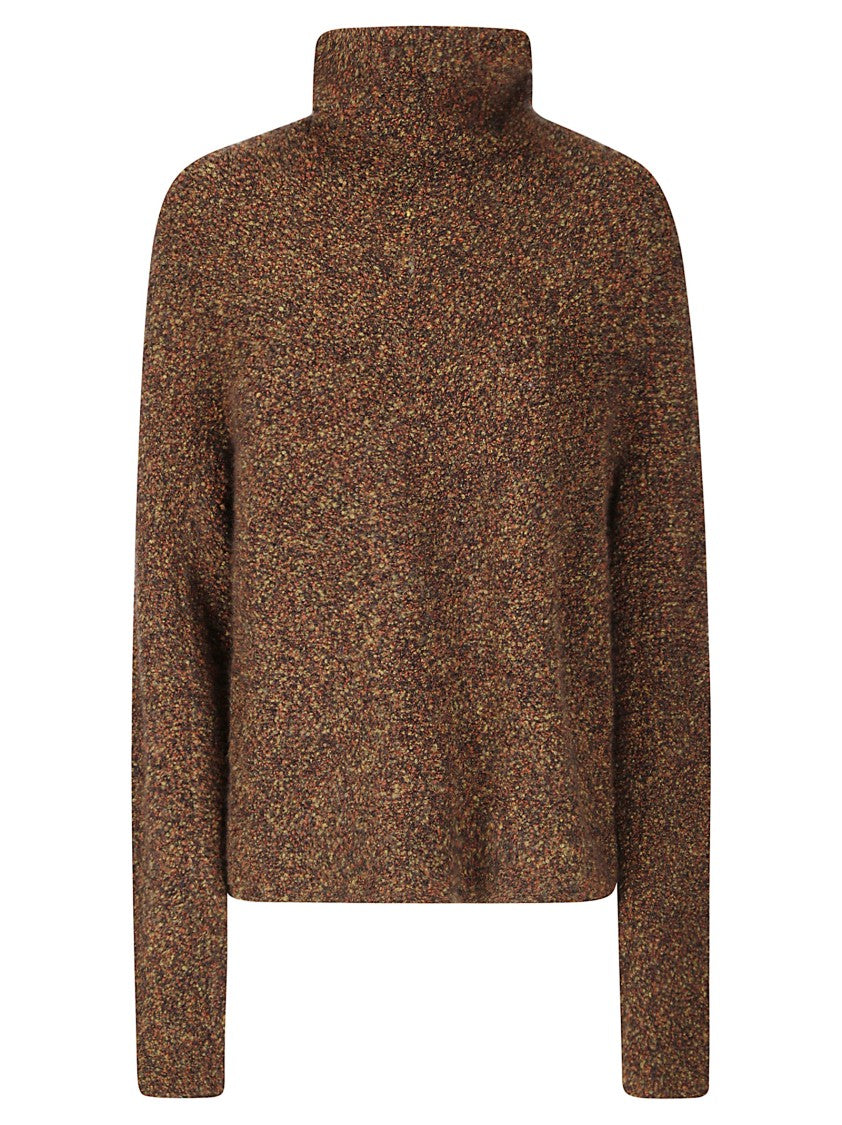 Boboutic Textured Cashmere-Silk Blend Sweater