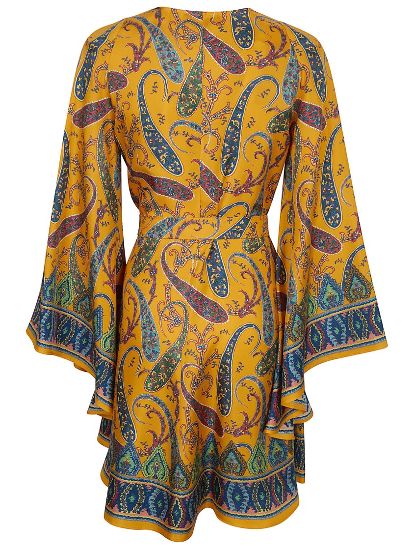 Etro Multicolour Silk Elegant Fit Dress