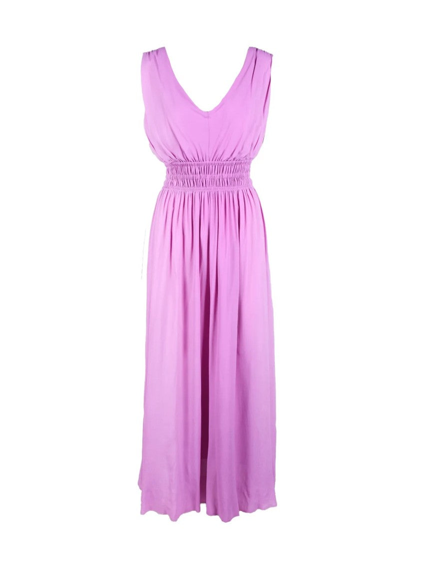 Icona Pink Rayon Long Dress