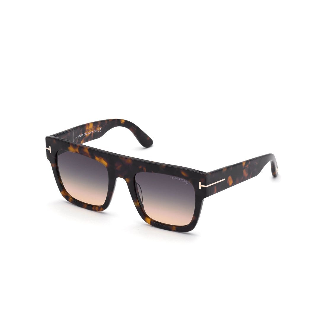 Tom Ford Tortoiseshell Acetate Sunglasses With Gradient Lenses