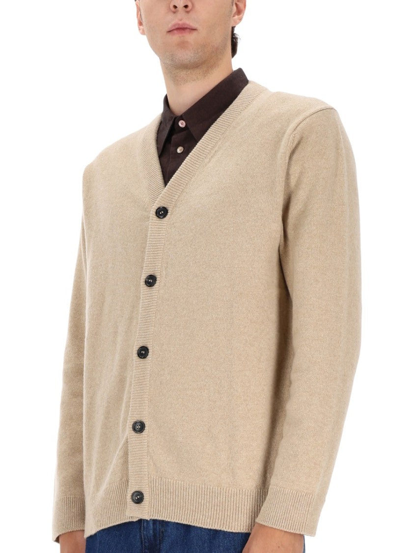 Ps Paul Smith Button-Down Merino Wool Cardigan