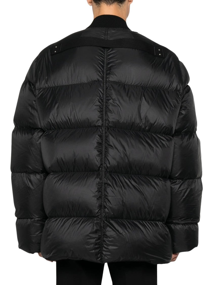 Rick Owens Black Classic Light Quilted Down Jacket