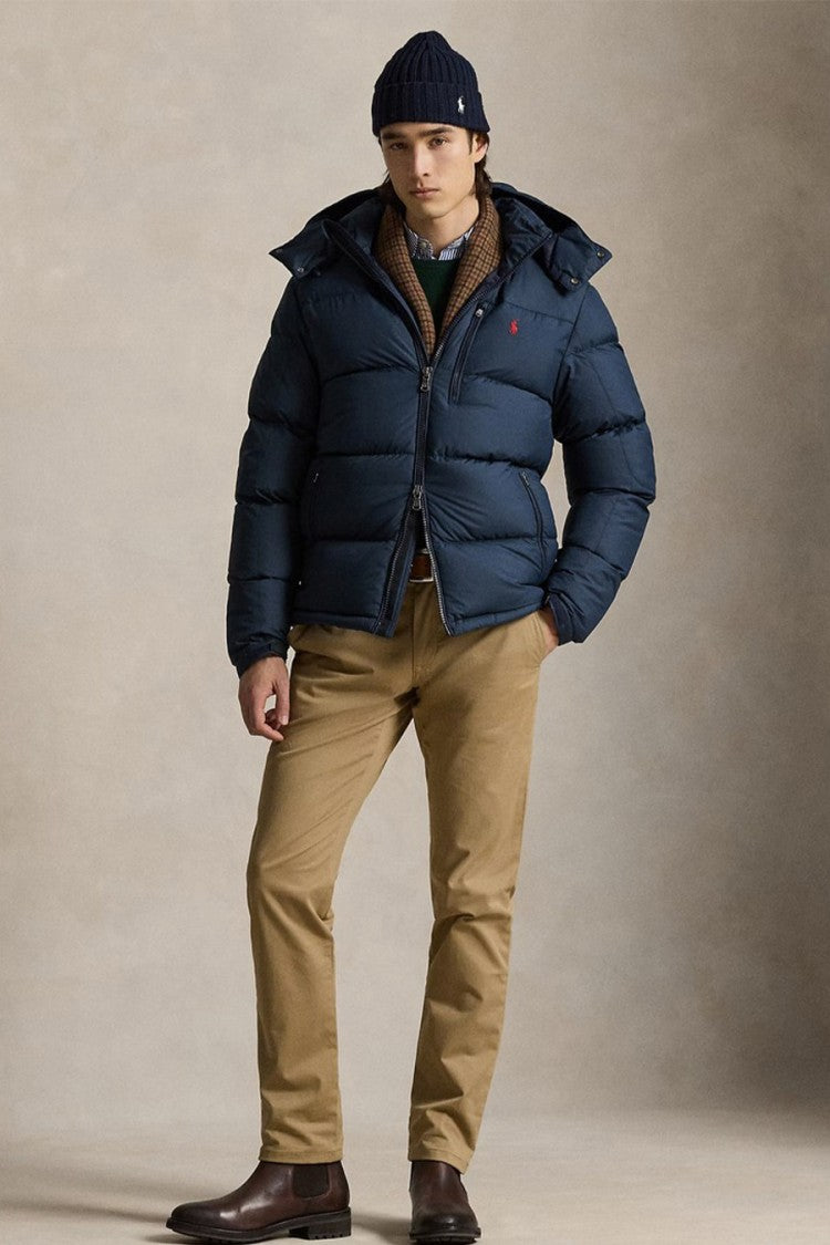 Polo Ralph Lauren Navy Hooded Down Puffer Jacket