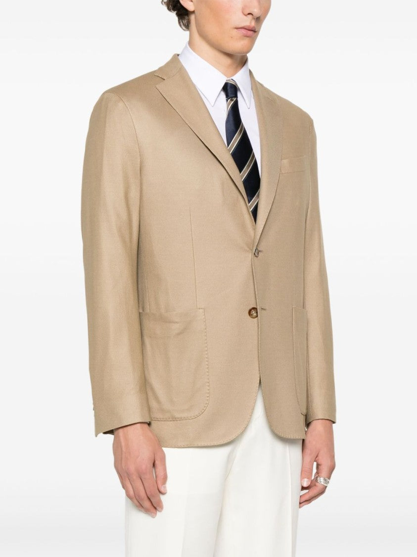 Boglioli Camel Brown Cotton Jacket
