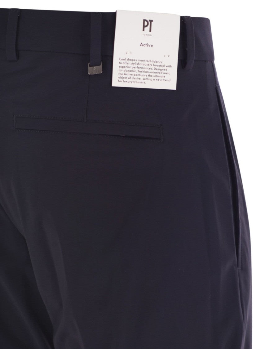 Pt Torino 'Epsilon' Trousers In Technical Fabric