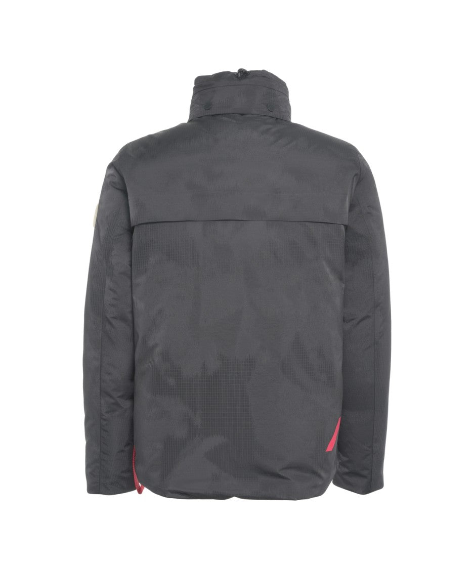 After Label Hamilton Puffer Jacket With High Collar And Flap Pockets