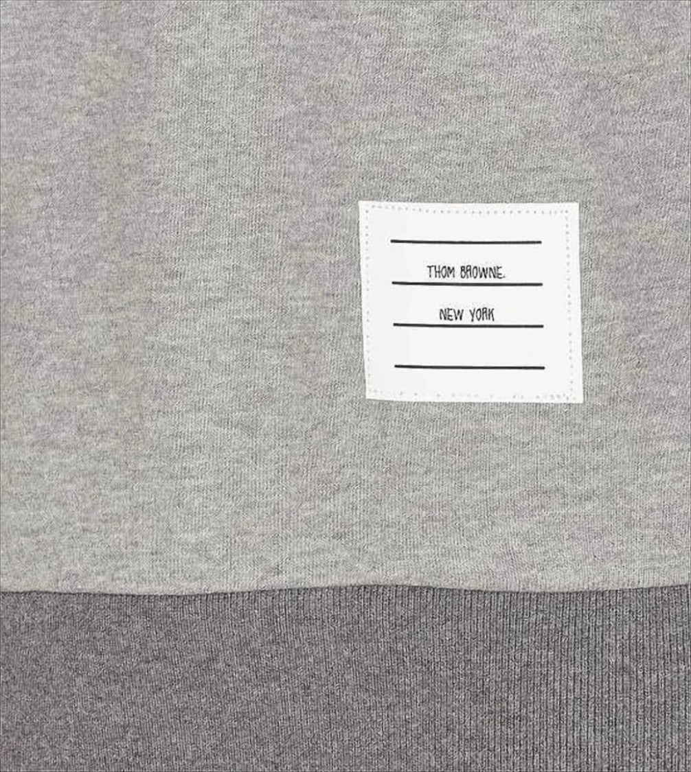 Thom Browne Long-Sleeve Sweatshirt With Signature Stripes