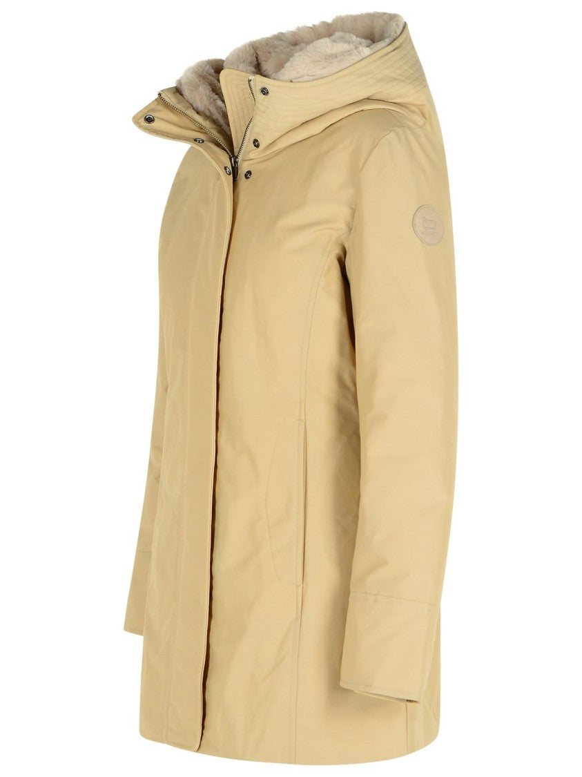 Woolrich John Rich & Bros Boulder' Beige Cotton Blend Parka