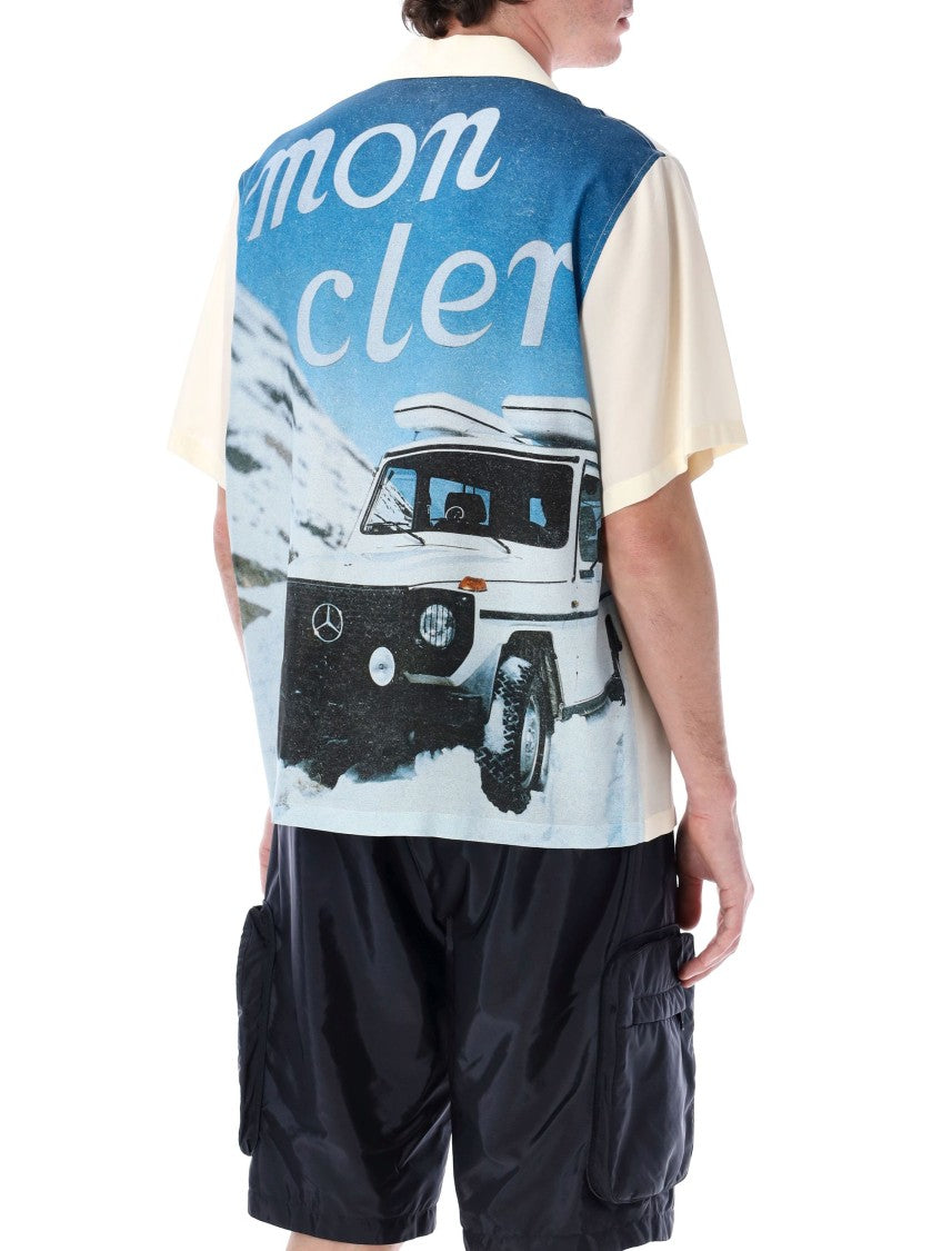 Moncler Genius X Mercedes Benz Short-Sleeve Casual Shirt