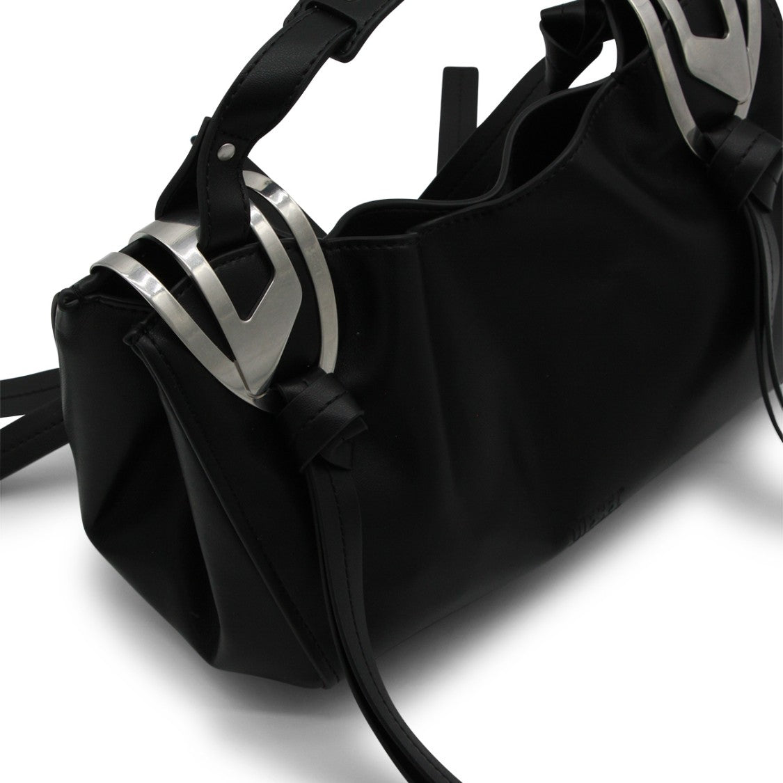 Diesel Top Handle Bag With Silver-Tone Knot Details