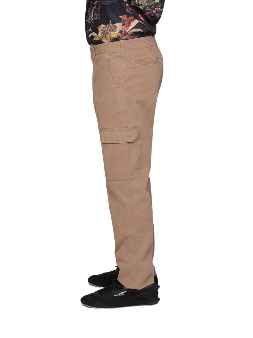 Etro Straight-Leg Cargo Pants With Flap Pockets And Zip Closure