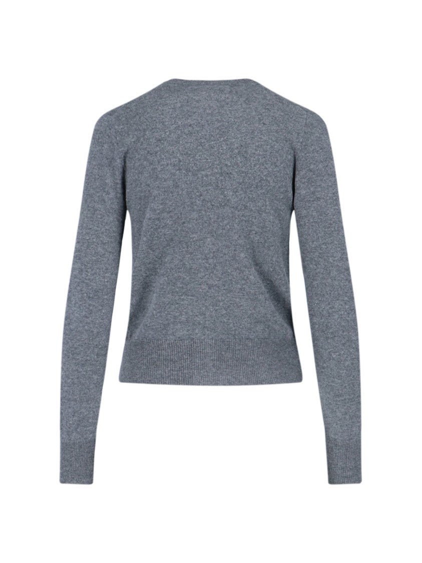 Extreme Cashmere Round Neck Button-Up Cardigan In Soft Cashmere