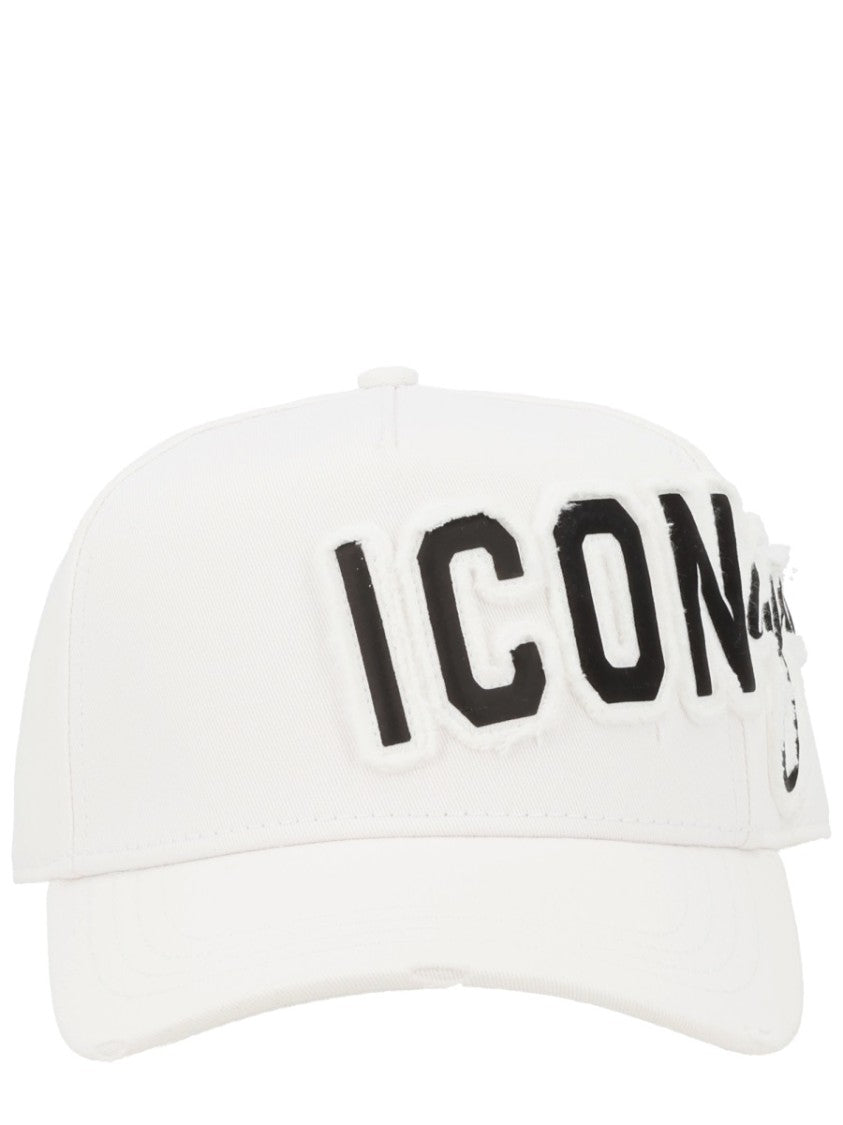 Dsquared2 Icon Raised Lettering Baseball Hat