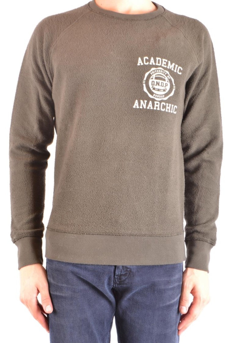 Dondup Multicolor Cotton Sweatshirt With Graphic Emblem