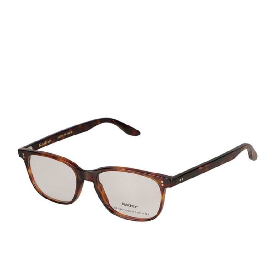 Kador Karso Tortoiseshell Rectangular Frame Eyeglasses With Metallic Accents