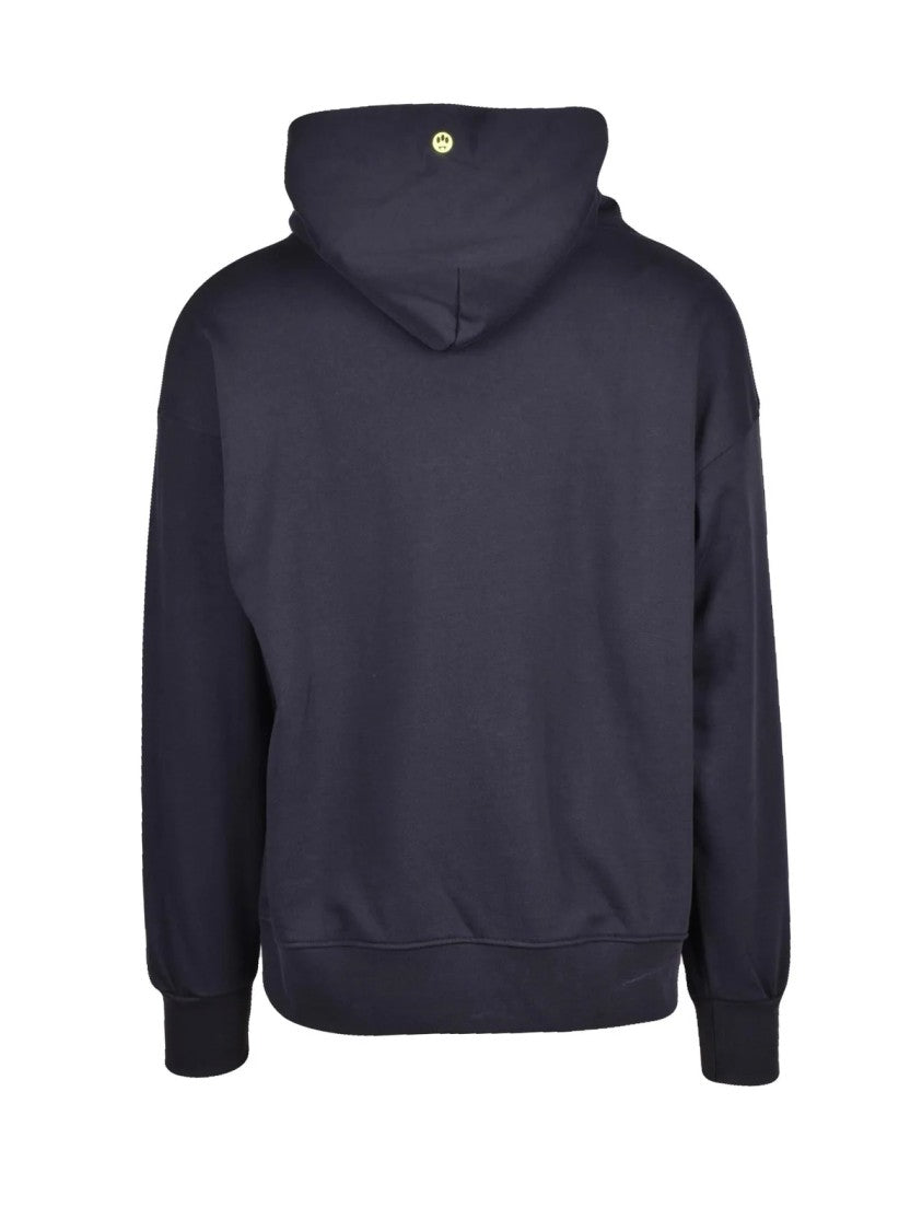Barrow Grey Cotton Kangaroo Hoodie
