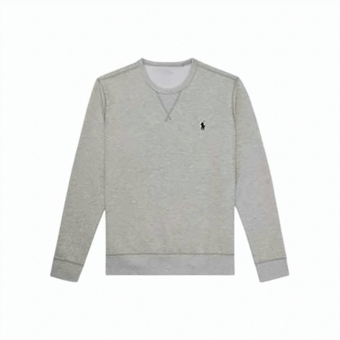 Polo Ralph Lauren Heathered Grey Fleece Crewneck Sweatshirt