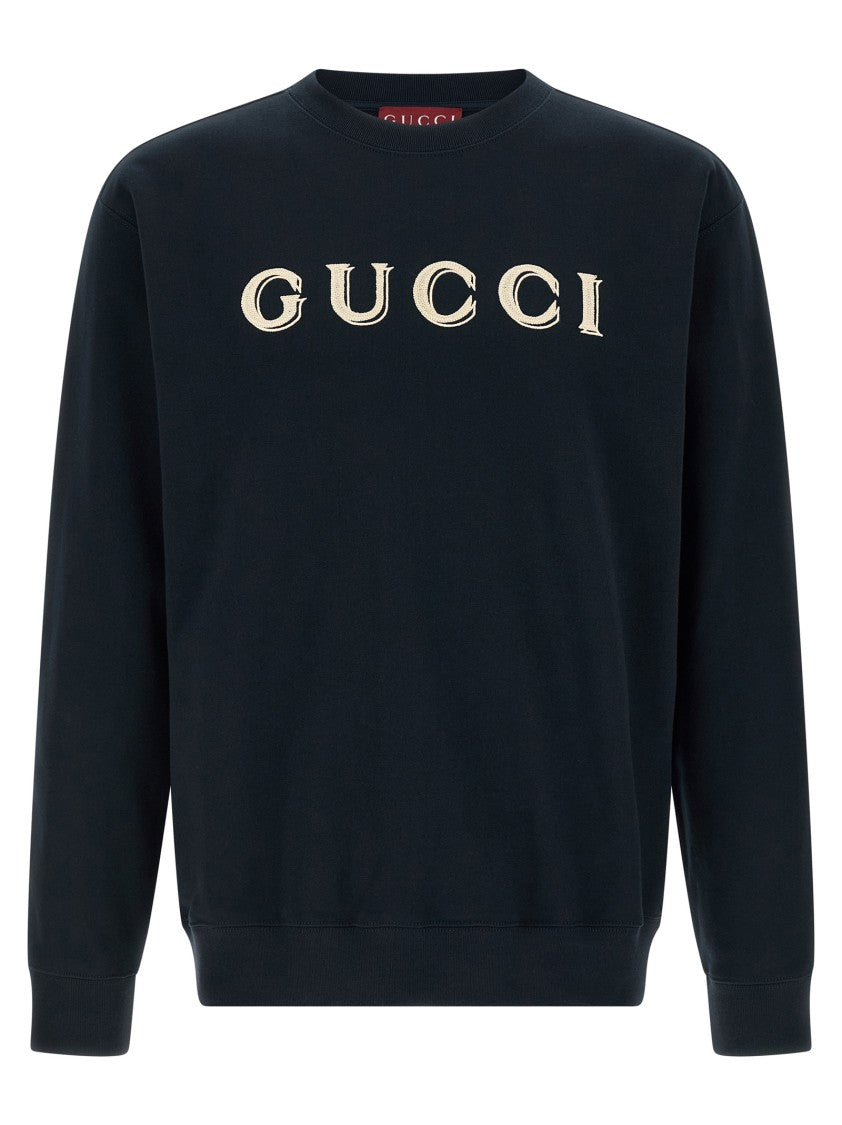 Gucci Logo Embroidery Sweatshirt