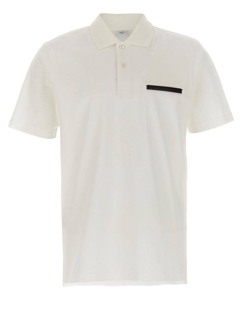 Berluti Leather Tab' Polo Shirt