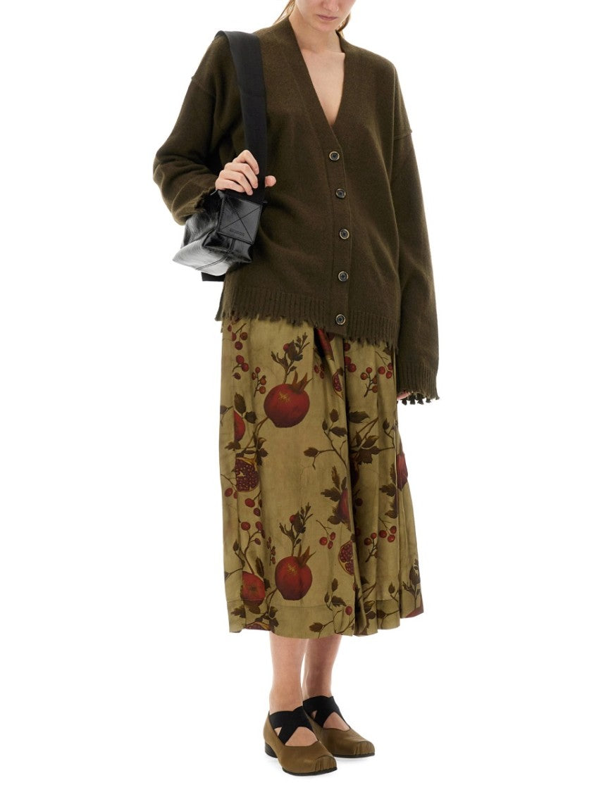 Uma Wang Loose-Fitting Cashmere Cardigan With Front Buttons