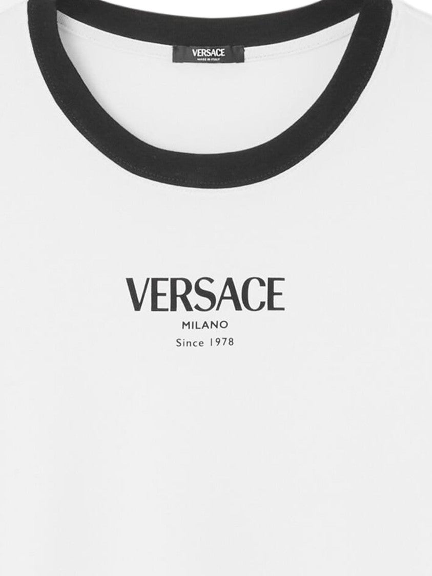 Versace Stretch Viscose T-Shirt