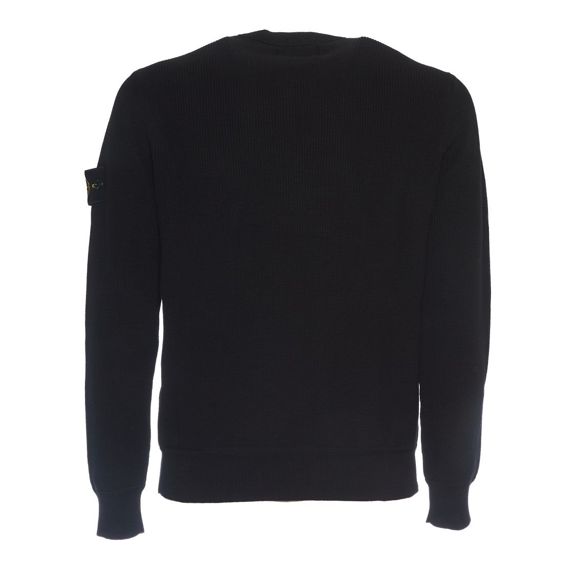Stone Island Ribbed Black Sweater