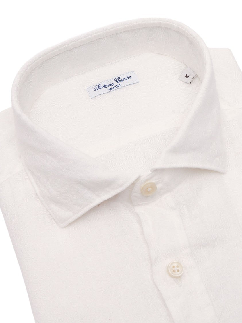 Sartoria Del Campo-Sonrisa Button Up Pointed Casual Shirt