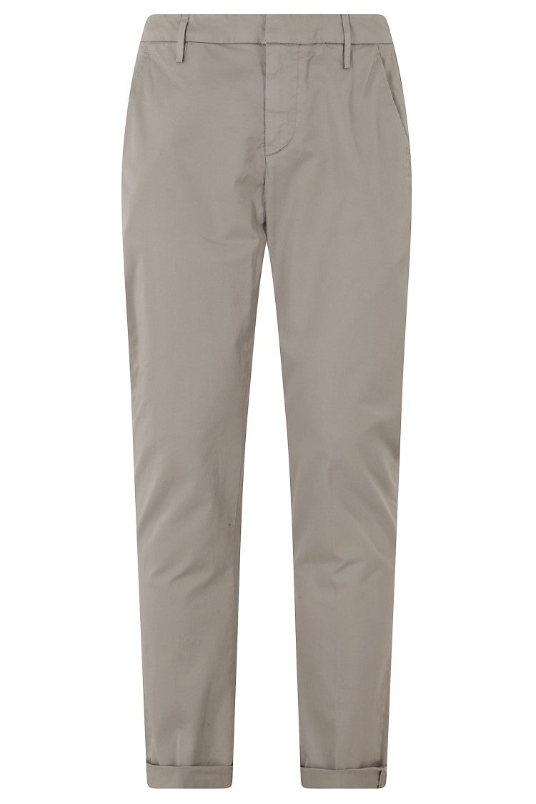 Dondup Light Beige Slim Chino Gaubert Cotton-Blend Chino Pants