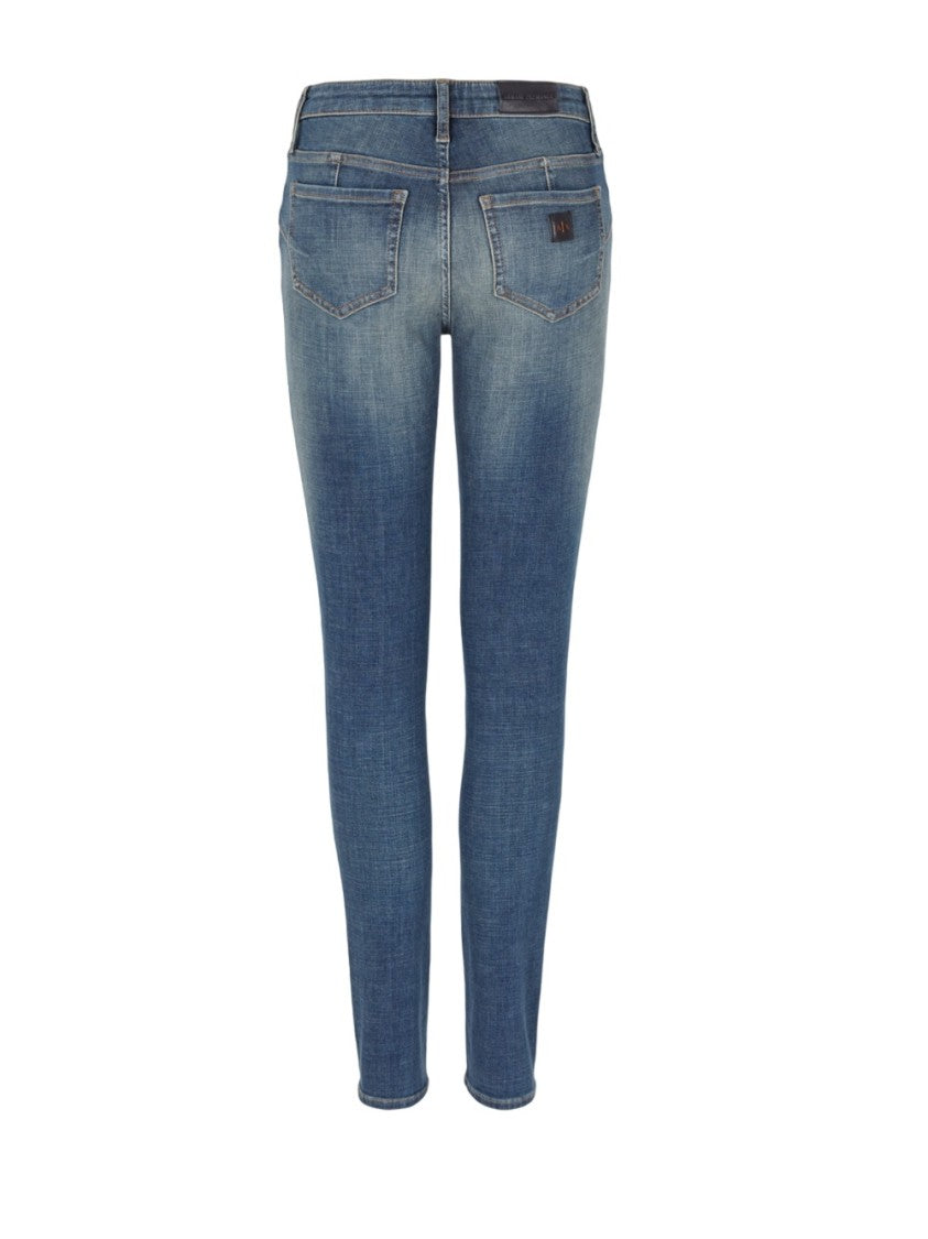 Armani Exchange Slim-Fit Denim Jeans Classic Five-Pocket Design