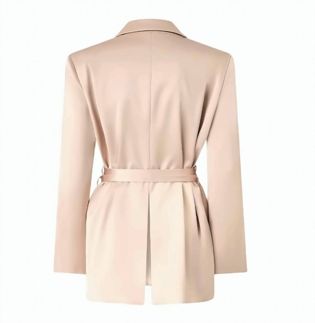 Pinko Rapa Satin Belted Blazer Jacket