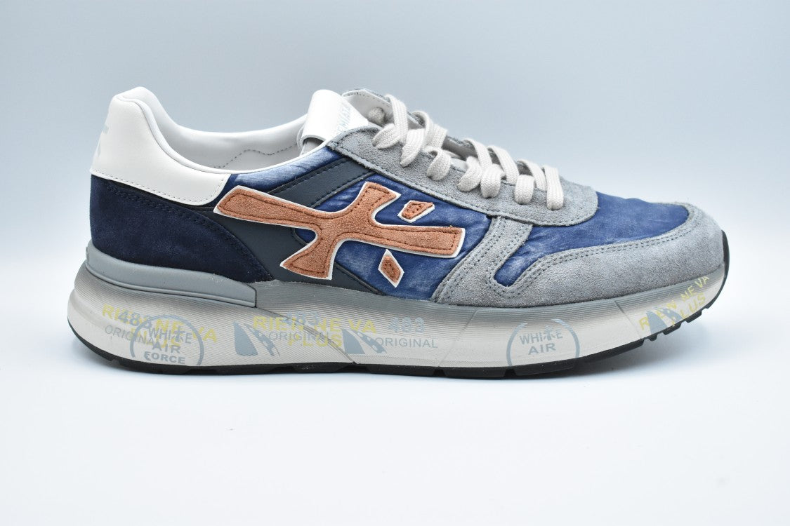 Premiata Chunky Grey Suede Sneakers