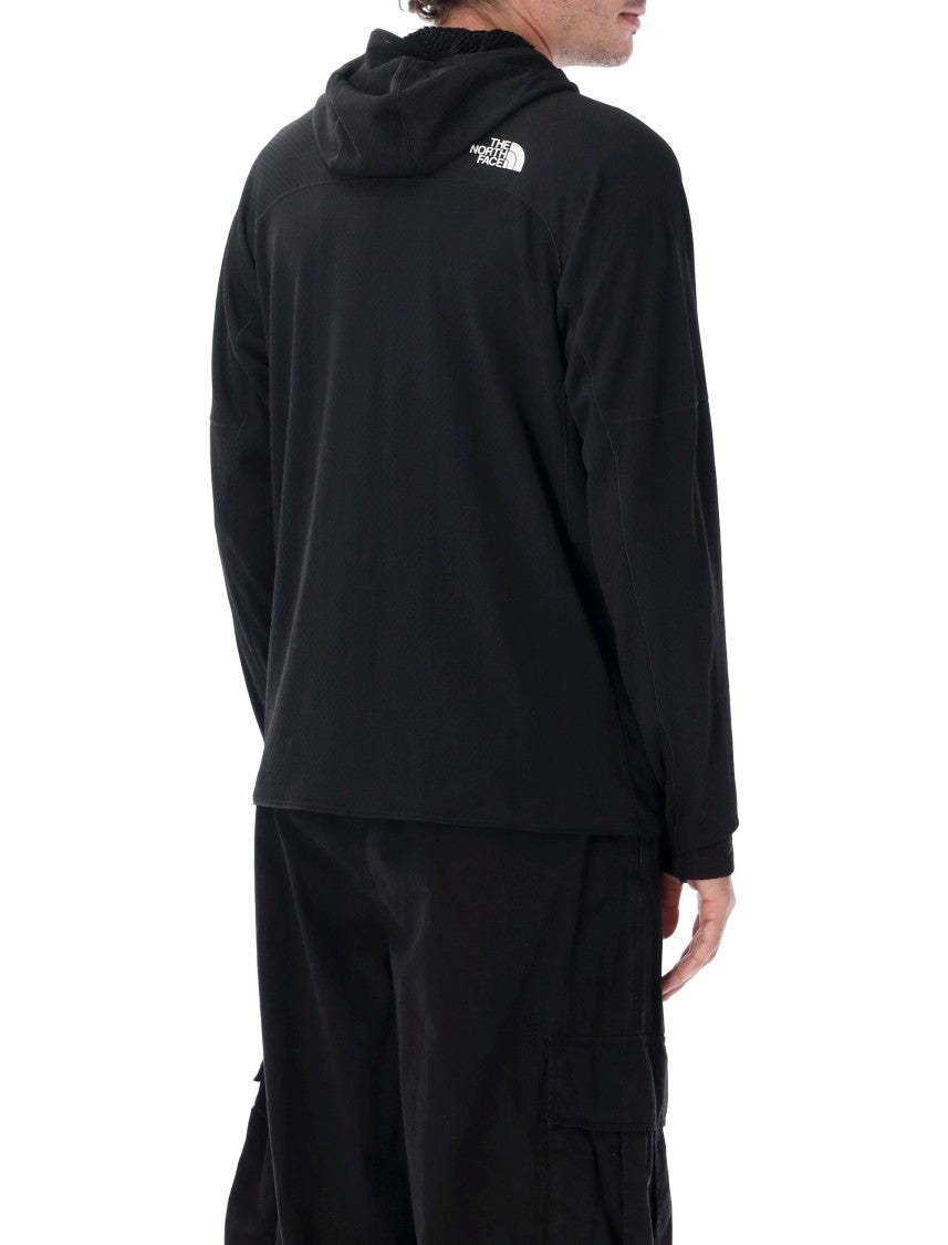 The North Face Fleece Jacket With Full Front Zipper And Hood