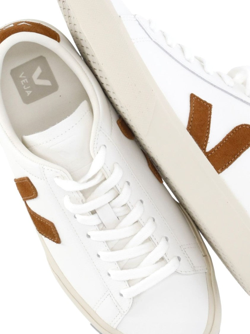 Veja Low-Top White Leather Sneakers