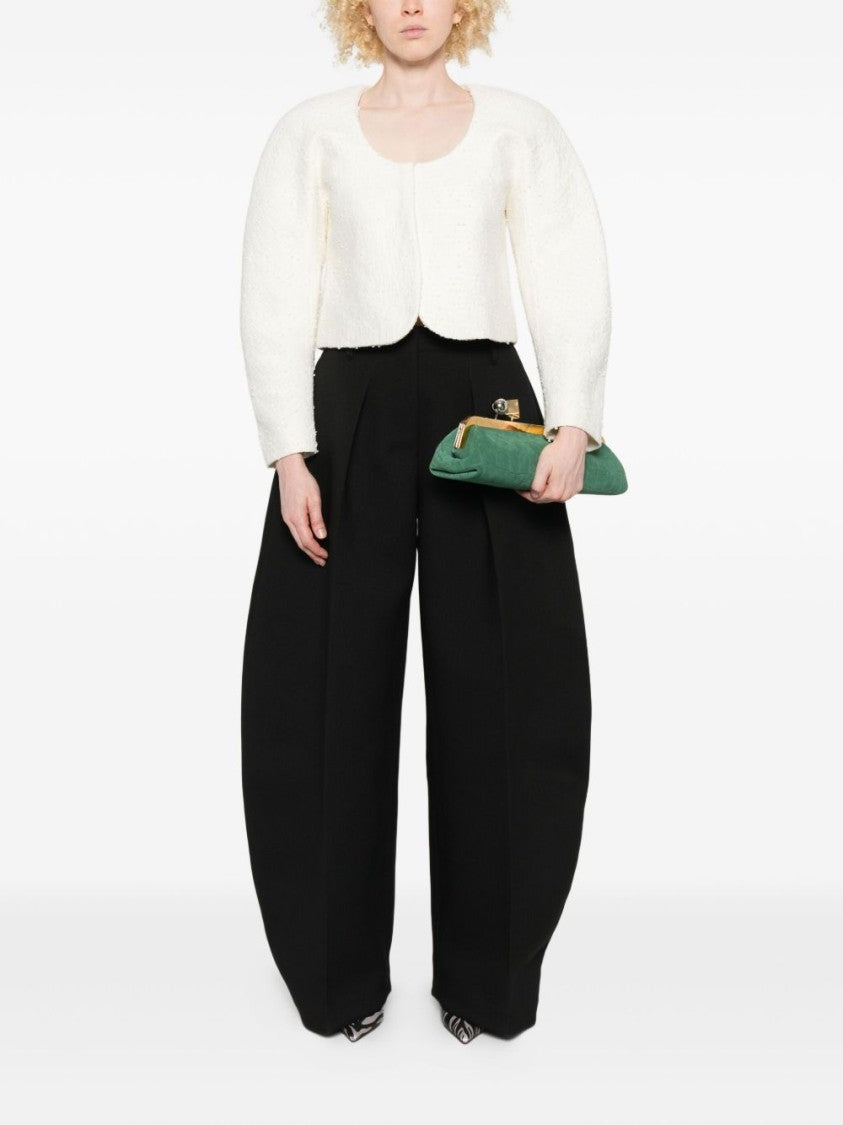 Jacquemus Ovalo Wide-Leg Trousers