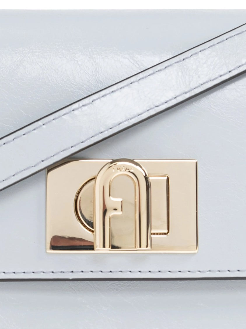 Furla Glossy 1927 Mini Leather Structured Bag