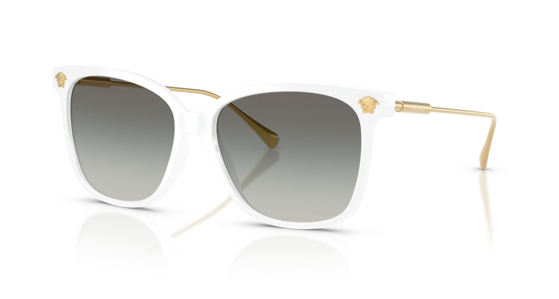 Versace Oversized Square Sunglasses With Gold Accents