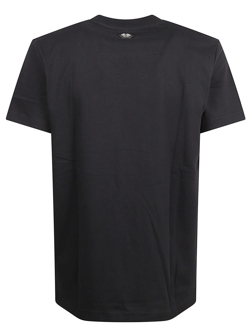 Philipp Plein Short-Sleeve Cotton T-Shirt With Bold Logo